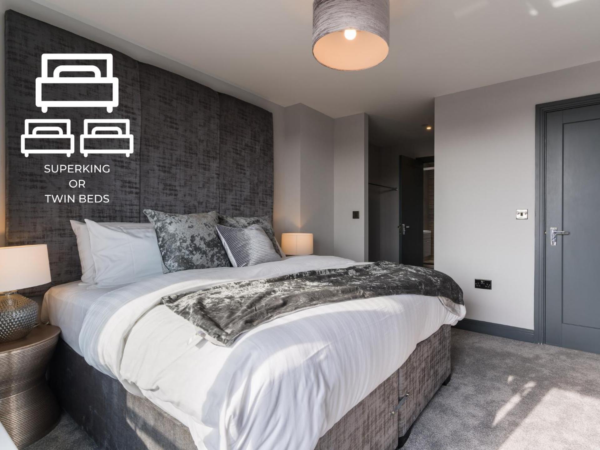 Luxe Apartments, The Moorwell, Parking, Gym - 10Mins Cardiff City Ctr Quarto foto